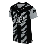 personalized las vegas raiders stripe block black jersey best selling
