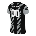 personalized las vegas raiders stripe block black jersey best selling
