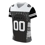 personalized las vegas raiders tire arrows black white jersey best selling