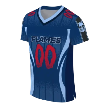 personalized liberty flames dynamic dots blue jersey fashion forward