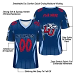 personalized liberty flames dynamic dots blue jersey best selling