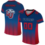 personalized liberty flames halftone sweep blue black jersey best selling
