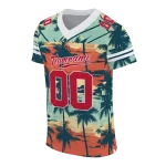 personalized liberty flames horizon palm sunset jersey best selling