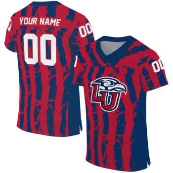 personalized liberty flames stripe splatter red jersey best selling