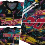 personalized liberty flames sundown palm jersey best selling