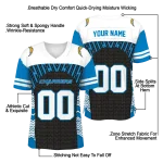 personalized los angeles chargers tire arrows blue black white jersey best selling
