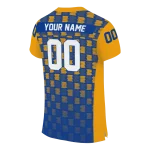 personalized los angeles rams stacked rectangle blue jersey best selling