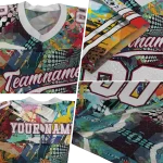 personalized louisiana monroe warhawks tribal face jersey best selling