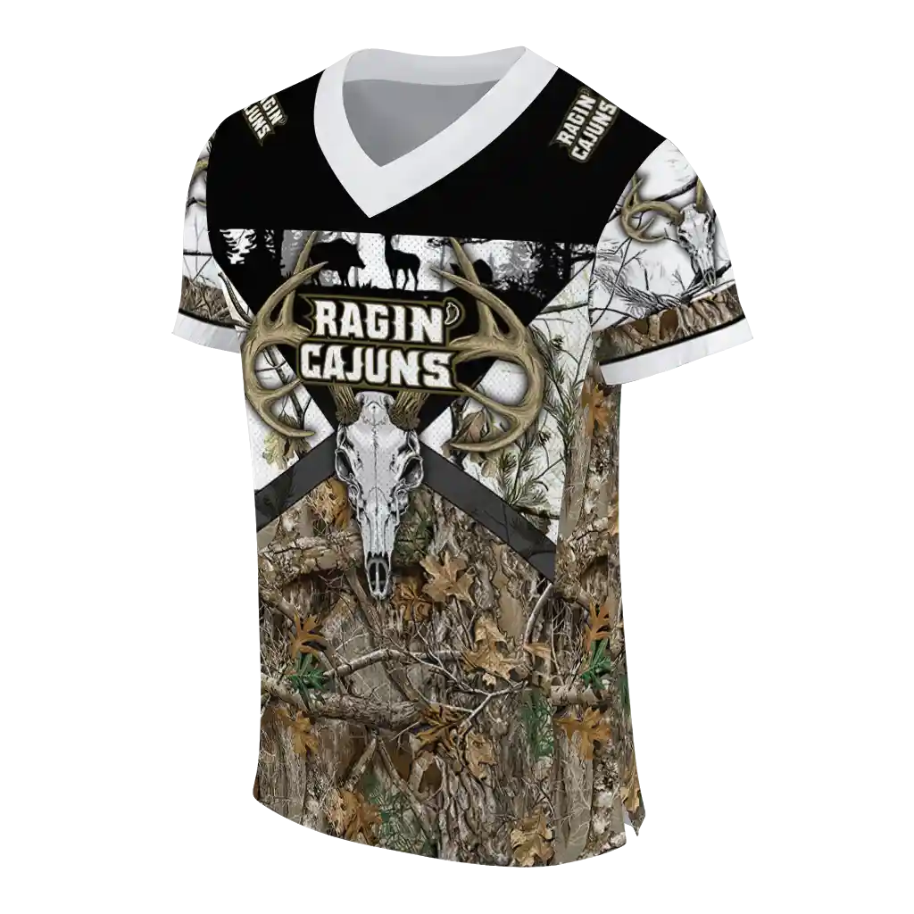personalized louisiana ragin cajuns antler skull camouflage hunting jersey fashion forward personalized louisiana ragin cajuns antler skull camouflage hunting jersey fashion forward