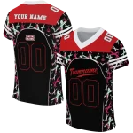 personalized louisiana ragin cajuns brushstroke xs black jersey best selling