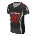 personalized louisiana ragin cajuns dynamic dots black jersey best selling