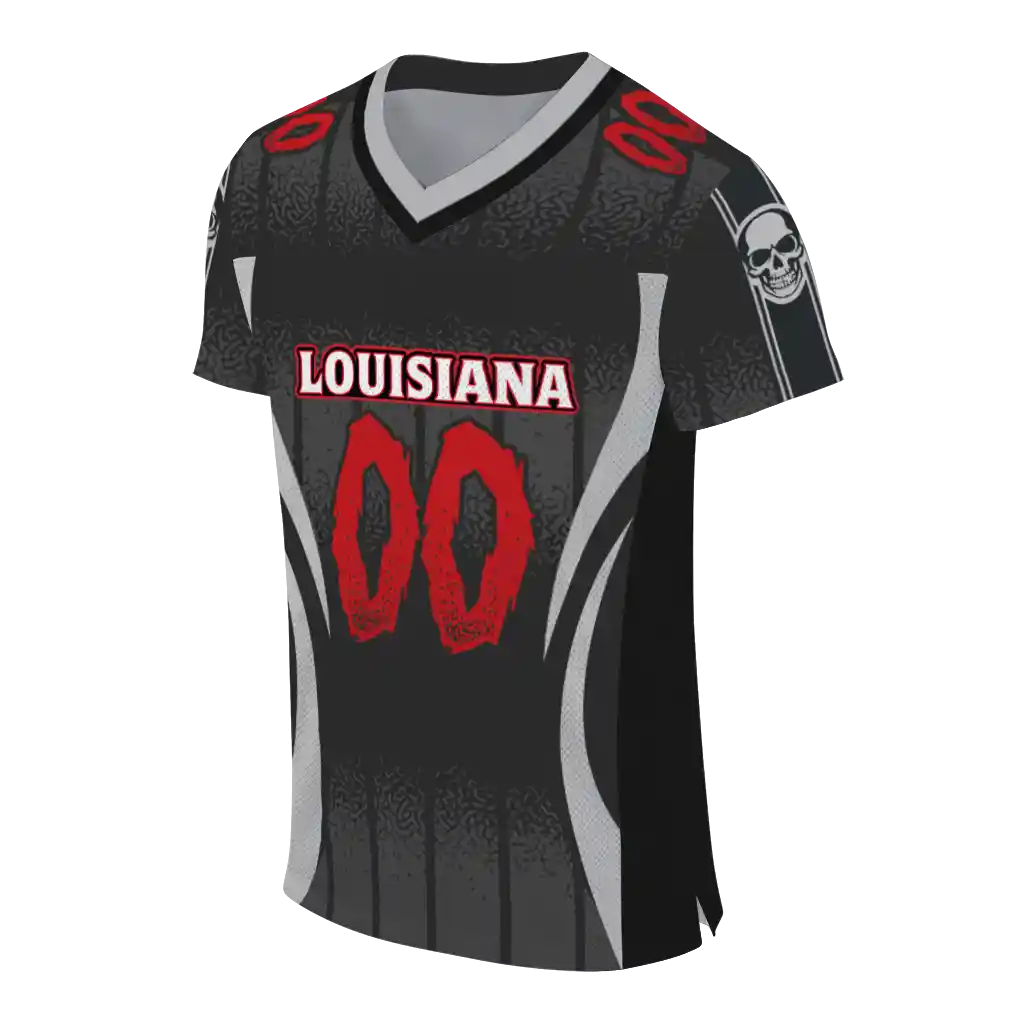 personalized louisiana ragin cajuns dynamic dots black jersey fashion forward personalized louisiana ragin cajuns dynamic dots black jersey fashion forward