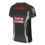 personalized louisiana ragin cajuns dynamic dots black jersey best selling