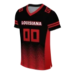 personalized louisiana ragin cajuns halftone sweep black jersey best selling