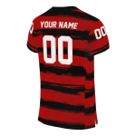 personalized louisville cardinals art stripe red jersey best selling