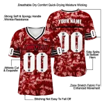 personalized louisville cardinals camouflage abstract red jersey best selling