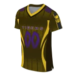 personalized lsu tigers dynamic dots gold jersey best selling