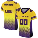 personalized lsu tigers halftone sweep gold black jersey best selling