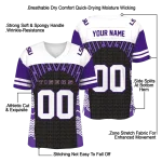 personalized lsu tigers tire arrows purple black white jersey best selling