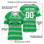 personalized marshall thundering herd art stripe green jersey best selling