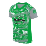 personalized marshall thundering herd camo shatter green jersey best selling