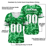 personalized marshall thundering herd camouflage abstract green jersey best selling