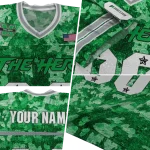 personalized marshall thundering herd camouflage abstract green jersey best selling