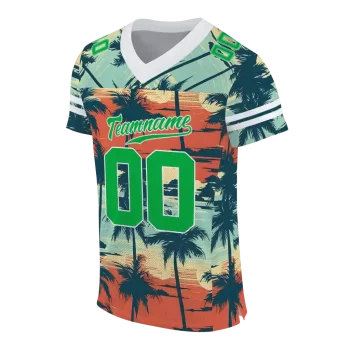 personalized marshall thundering herd horizon palm sunset jersey fashion forward