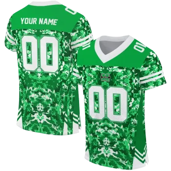 personalized marshall thundering herd mirrored pattern green jersey best selling