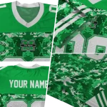 personalized marshall thundering herd mirrored pattern green jersey best selling