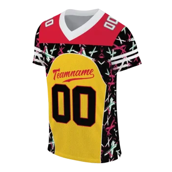 personalized maryland terrapins brushstroke xs gold black jersey fashion forward