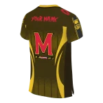 personalized maryland terrapins dynamic dots gold jersey best selling