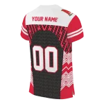 personalized maryland terrapins tire arrows red black white jersey best selling