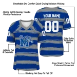 personalized memphis tigers art stripe blue jersey best selling