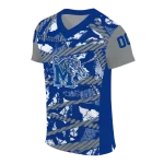 personalized memphis tigers camo shatter blue jersey best selling