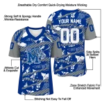 personalized memphis tigers camo shatter blue jersey best selling