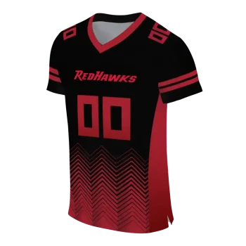 personalized miami redhawks halftone sweep black jersey fashion forward