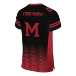 personalized miami redhawks halftone sweep black jersey best selling