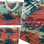 personalized miami redhawks horizon palm sunset jersey best selling
