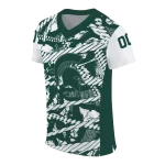 personalized michigan state spartans camo shatter green jersey best selling