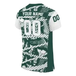 personalized michigan state spartans camo shatter green jersey best selling