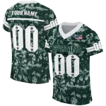 personalized michigan state spartans camouflage abstract green jersey best selling