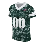 personalized michigan state spartans camouflage abstract green jersey best selling