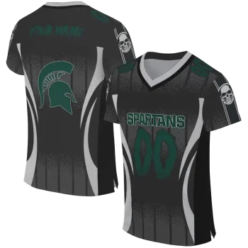 personalized michigan state spartans dynamic dots white jersey best selling