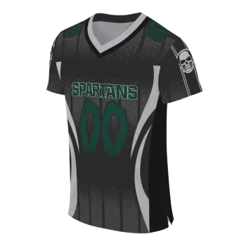 personalized michigan state spartans dynamic dots white jersey fashion forward
