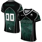 personalized michigan state spartans halftone slant green black jersey best selling