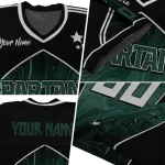 personalized michigan state spartans halftone slant green black jersey best selling
