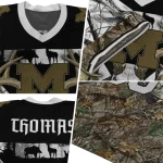 personalized michigan wolverines antler skull camouflage hunting jersey best selling