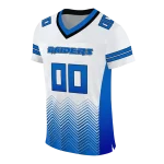 personalized middle tennessee blue raiders halftone sweep white black jersey best selling