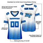 personalized middle tennessee blue raiders halftone sweep white black jersey best selling